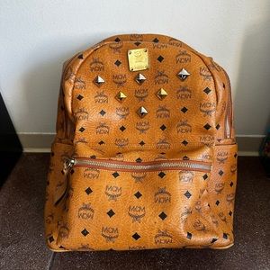 MCM Backpack (Cognac)